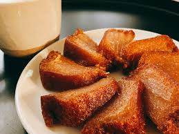 Allow to cool and refrigerate overnight. Malay Style Baked Cassava Cake Recipe Bingka Ubi Delishably