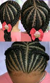 Simple Cornrows For Beginners Excellent Protective Style Protectivecornrows Kids Cornrow Hairstyles Rope Braided Hairstyle Little Girl Box Braids