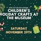Annual Children’s Holiday Crafts at The Museum - Museum of the Sierra, 42642 Tollhouse Rd Event Image
