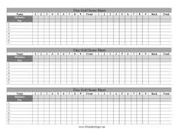 View, download and print golf score sheets pdf template or form online. Printable Disc Golf Score Sheet