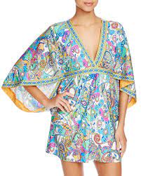 Trina Turk Mykonos Tunic Swim Cover Up 100 Exclusive Women Bloomingdale S Trina Turk Womens Printed Shorts Trina