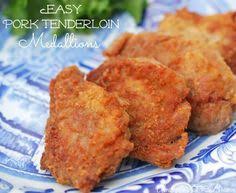 Easy Pork Tenderloin Medallions Amanda Jane Brown Easy Pork Tenderloin Pork Tenderloin Recipes Cooking Pork Tenderloin