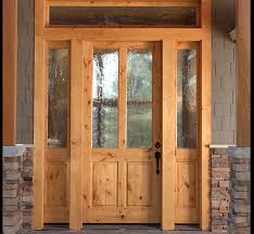 Get new innovative sidelight options : Knotty Alder 2 Lite Craftsman Entry Door With Sidelites Ex 1347 Ksr Door And Mill Comany