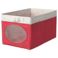 Nojsam Panier Lot De 2 Rouge Bleu Ikea Crate Storage Ikea Storage Baskets