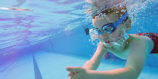 Read about swimming's fitness benefits and calories burned, strokes (freestyle, backstroke, butterfly, breaststroke), lessons, classes, history and famous swimming: Why Should My Child Take Swimming Lessons