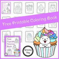The spruce / wenjia tang take a break and have some fun with this collection of free, printable co. Free Printable Cupcake Coloring Pages Growing Play