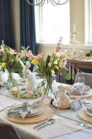 Maybe you would like to learn more about one of these? Tablescape Easter Party Ideas Photo 1 Of 17 Easter Table Decorations Easter Table Easter Brunch Decorations