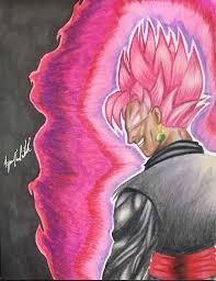 Жемчуг дракона гоку / dragon ball goku. Super Saiyan Rose Goku Black Drawing 300 Day Special Dragonballz Amino