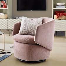 This collection includes silhouettes, sizes and colors for every style. Crescent Swivel Chair West Elm