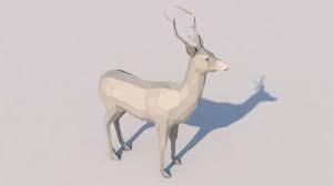 Low Poly Deer 3d Model Free Low Poly Deer 3d Model