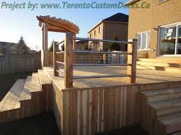 We recommend knowing exactly how and where you plan to build your new. Torontocustomdecks Pergola Deck Railings 7 Toronto Custom Deck Design Pergolas Fences Outdoor Kitchens Landscaping Interlocking