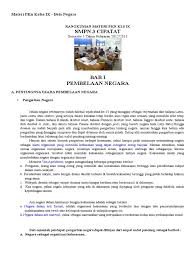 Contoh soal ppkn kelas 9 bab 1 dinamika perwujudan pancasila sebagai dasar dan pandangan hidup bangsa ppkn kelas ix smp mts. Materi Pkn Kelas Ix Bab 1 Pdf