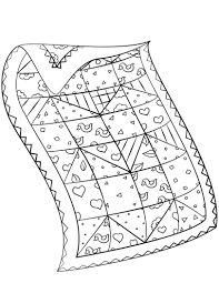 Download quilt coloring pages and use any clip art,coloring,png graphics in your website, document or presentation. Quilt Coloring Page Free Printable Coloring Pages For Kids