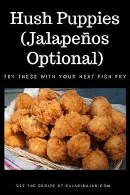Easy Jalapeno Hush Puppies Recipe Salad In A Jar Recipe Hush Puppies Recipe Jalapeno Hush Puppies Recipe Fried Fish