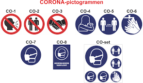 Ruim 2000 picto's voor dagplanning & structuur. Corona Pictogrammen Fego Bvba