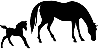 Free Mare And Foal Horse Clipart Personal And Commercial Use Horse Silhouette Shadow Pictures Silhouette Painting