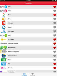Tv.nu är sveriges största guide till streaming och tv med mer än 2 miljoner unika besökare varje vecka. Tv Program Norge Norsk Tv Kanaler Program No Edition 2014 Apps 148apps