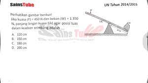 Check spelling or type a new query. Pembahasan Soal Un Ipa Smp 2015 Pesawat Sederhana Youtube
