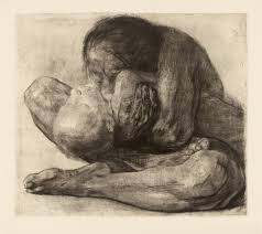 Mujer con niño muerto, Kn 81 – Museo Käthe Kollwitz de Colonia
