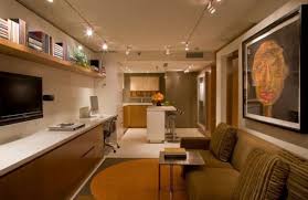 Gorgeous Track Lighting Ideas For The Contemporary Home Small Apartment Design Apartment Interior Design Apartment Design