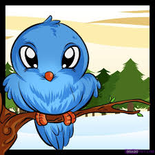 How To Draw A Bird Step By Step Birds Animals Free Online Drawing Tutorial Added By Dawn March 13 2010 2 Cartoon Bird Drawing Bird Drawings Cute Birds