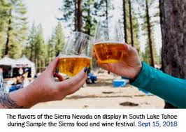 Based on the weather in south lake tahoe, what attractions are popular during may? Sample The Sierra Food And Wine Event In South Lake Tahoe Roseville Today