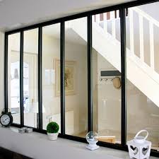 Une verrière pour sublimer votre intérieur /. Kit Verriere Interieure Avec Vitrage 6 Panneaux 108 X 183 2 Cm Bricosteen