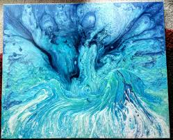 Pebeo Paint Fluid Painting Original Pebeo Art By Megan Keith Abstract Art Tutorial Flow Painting Art Inspiration