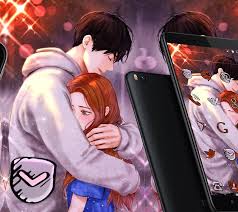 My favorite fairytale is our love story. Cute Couple Anime Love Launcher Theme Fur Android Apk Herunterladen