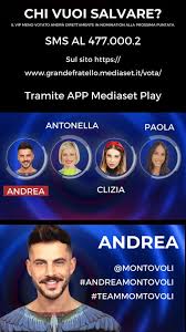 Leggi le anteprime, gli approfondimenti, le intervisite e le foto sull'argomento: Andrea Montovoli Gfvip 2020 Forza Monto Ecco Come Votare Chi Volete Salvare Dalla Nomination Di Lunedi Sms Al 477 000 2 App Mediaset Play Sul Sito Https Www Grandefratello Mediaset It Vota Andreamontovoli Teammontovoli Gfvip