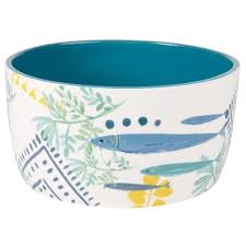 Saladier En Faience Imprime Marin Sur Maisons Du Monde Piochez Parmi Nos Meubles Et Objets Deco E Alfareria De Ceramica Disenos De Unas Objetos De Decoracion
