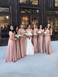 Bhldn Convertible Ginger Maxi Dress In Rosewater Infinity Dress Bridesmaid Bridesmaid Dresses Bridesmaid
