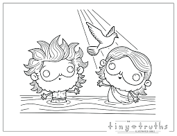 These 3 archangel coloring pages are … Jesus And John The Baptist Colouring Page Bible Coloring Pages Jesus Coloring Pages Sunday School Coloring Pages