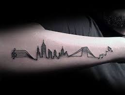 The color used is predominantly black that makes the tattoo look awesome and sexy. 75 Music Note Tattoos For Men Auditory Ink Design Ideas