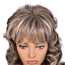 Amazon.com: Deifor 80s Vintage Wigs Long Curly Heat Resistant Synthetic  Natural Looking Highlight Hair for Cosplay (Blonde Ombre) : Clothing, Shoes  & Jewelry