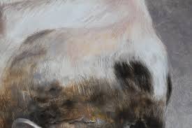 Goat (pygmy) farm animal farm animal art print from original acrylic painting by dottie dracos multiple sizes available (shipping price same on all sizes) 1. Rudolf Kosow Happening Horse Leg Horseshoe Farm Animal Equestrian Man Oil Painting Vintage At 1stdibs