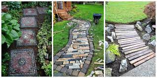 Cheap walkway ideas (easy and diy) use plastic concrete patterns for an easy walkway option. 10 Diy Garden Path Ideas How To Make A Garden Walkway