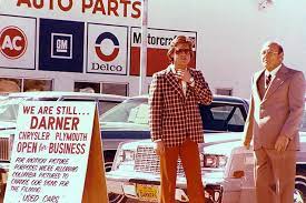 Great Movie Used Cars Starring Kurt Russell Notice The Real Dealership Darner Chrysler Plymouths Sign Stating That Used Car Lots Car Dealership Chrysler