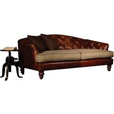 Tetrad Dalmore Midi Harris Tweed Sofa In Leather At Smiths The Rink Our tweed suits are well tailored using the traditional british tweed fabric into a classy modern style.