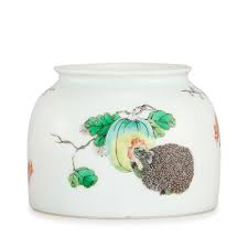 a famille verte bird and flower jar qing dynasty 清 五彩花鳥紋水盂 china 5000 years 博古五千 sotheby s flowers in jars decorative jars prints