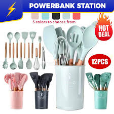 If you cook, you need cooking utensils. Psb 12pcs Cooking Tools Kitchen Cookware Set Silicone Utensils Cooking Sets Household Kitchen Accessories Sets Shopee Malaysia