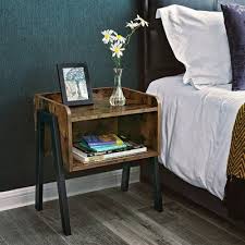 Andover Mills Osiris Wood Stackable End Table With Storage End Tables With Storage Furniture Table For Small Space