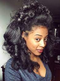 Voluminous 4c Natural Hair Transitioning Hairstyles Curly Hair Styles Long Natural Hair