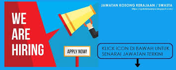 Portal jawatan kosong kerajaan dan swasta di malaysia, jawatan kosong, tip mendapatkan kerja, kerja kerajaan, jawatan kosong spa, kerja kosong terkini senarai jawatan kosong kerajaan lulusan sijil matrikulasi. Jawatan Kosong Kerajaan Swasta Posts Facebook