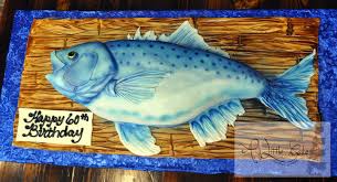 With a variety of offerings from choosing a store bought birthday cake can be a bit of a feat. Custom Birthday Cake In The Shap Of A Fish A Little Cake