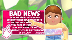 Is Adopt Me Getting Shutdown Youtube