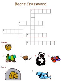 Crossword Puzzle Crossword Crossword Puzzle Bear