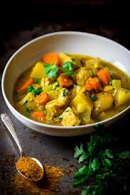 This indian chicken curry recipe is spicy, rich, and creamy, with bursts of sweetness from golden raisins, sweet potatoes, and carrots. Chicken Coconut Curry Healthy Seasonal Recipes