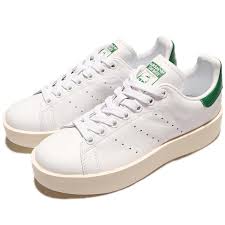 Details About Adidas Originals Stan Smith Bold W Platform White Og Green Leather Women S32266