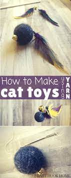 How to make homemade cat toys. How To Make Cat Toys Using Yarn And Felting